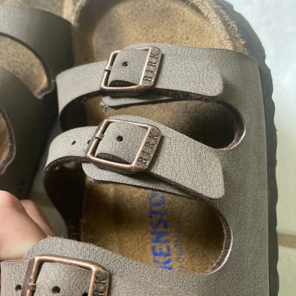Birkenstock Florida Birkibuc Soft Footbed Sandal In Mocha Sz EU 36/ US 5-5.5 - Picture 5 of 7